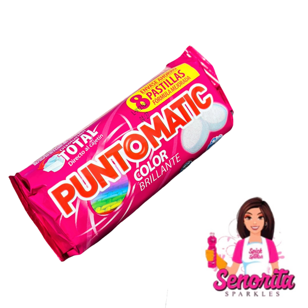 Puntomatic detergent tablets for colours