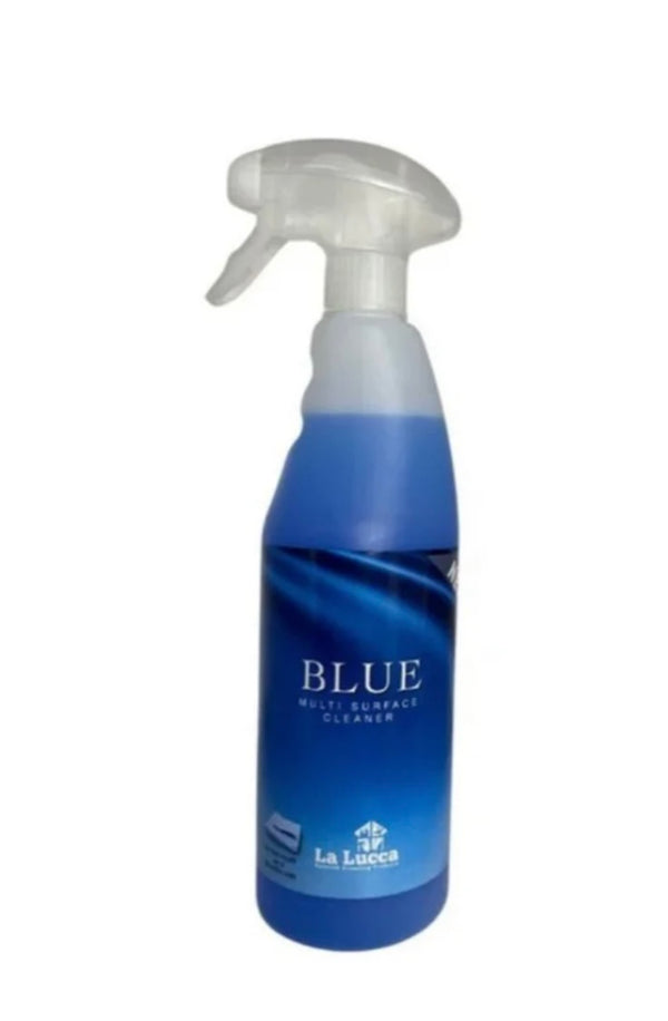 Blue multi surface spray ‘suavage’ inspired
