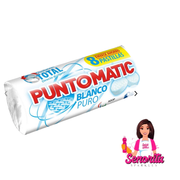 Puntomatic white clothes tablets