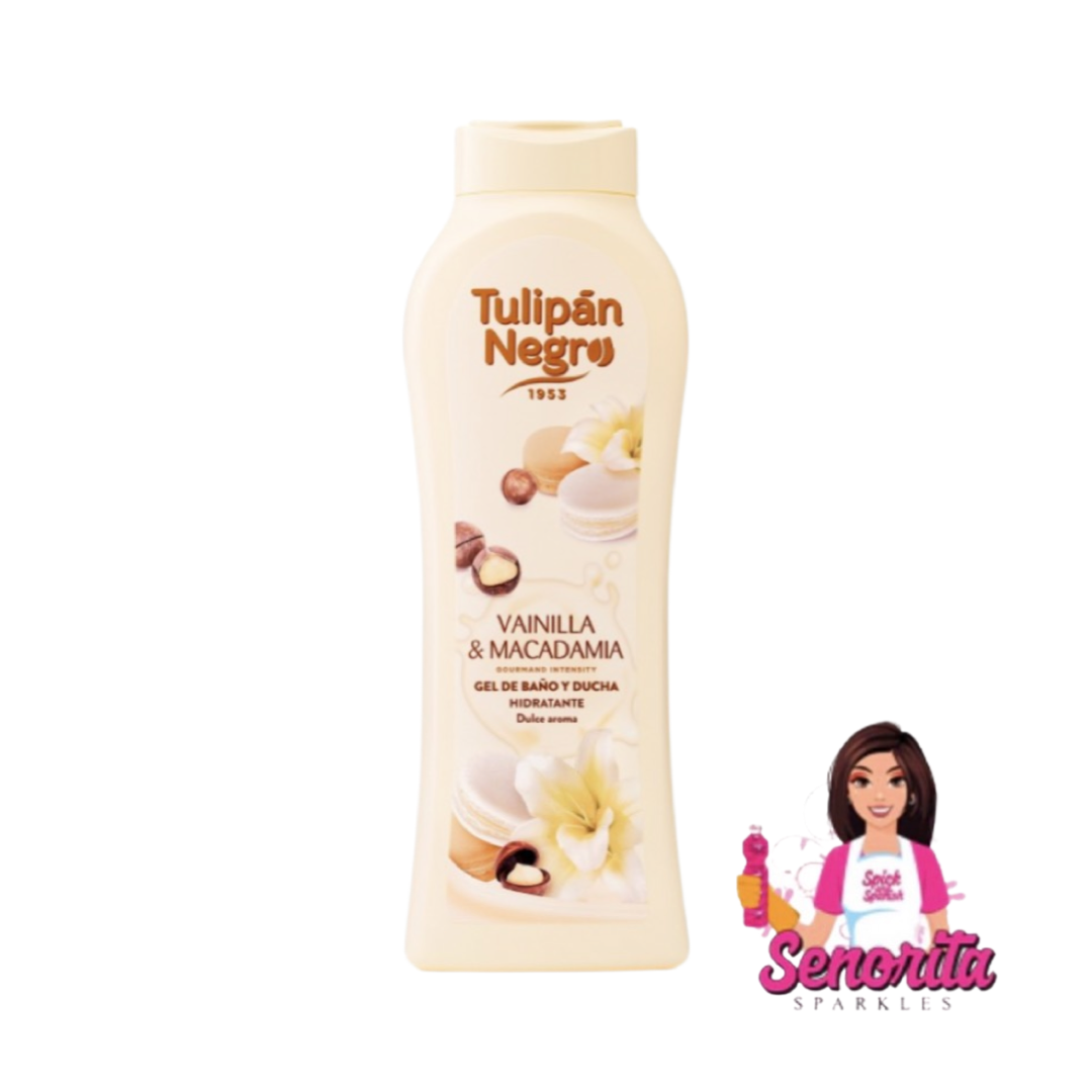 Tulipan vanilla & macadamia bath &shower gel 650ml