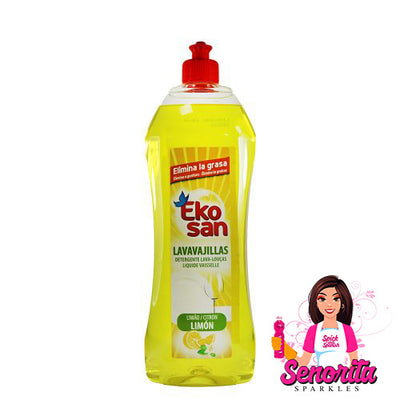 Ekosan Washing Up Liquid Lemon 1L