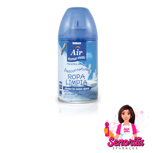 Romar Clean Clothes Automatic Air Freshener Spray Refill
