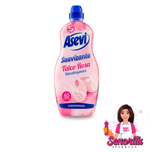 Asevi Fabric Softener Talco Rosa 1.5L