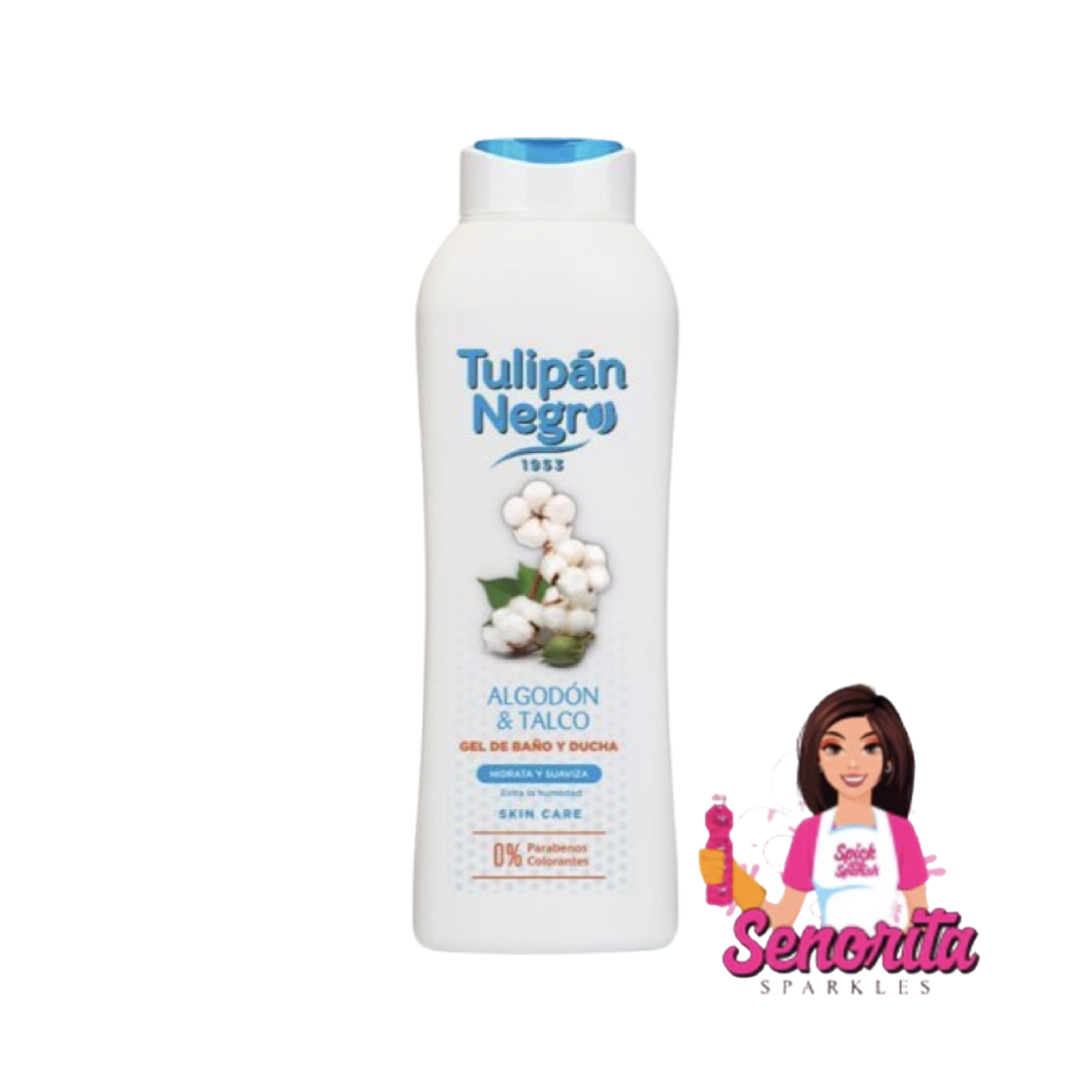 Tulipan cotton & talc shower gel 720ml